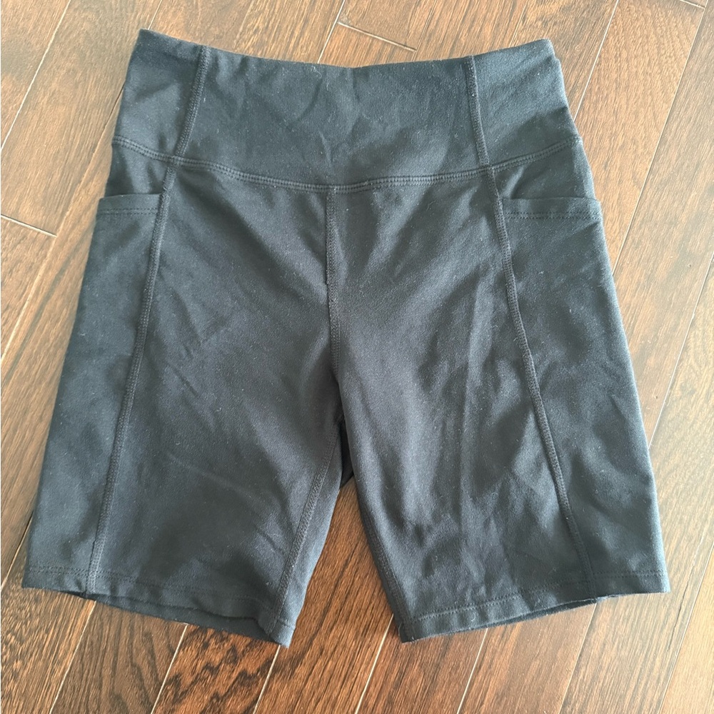 Zella girls. Bike shorts. Sz 10/12 6” inseam